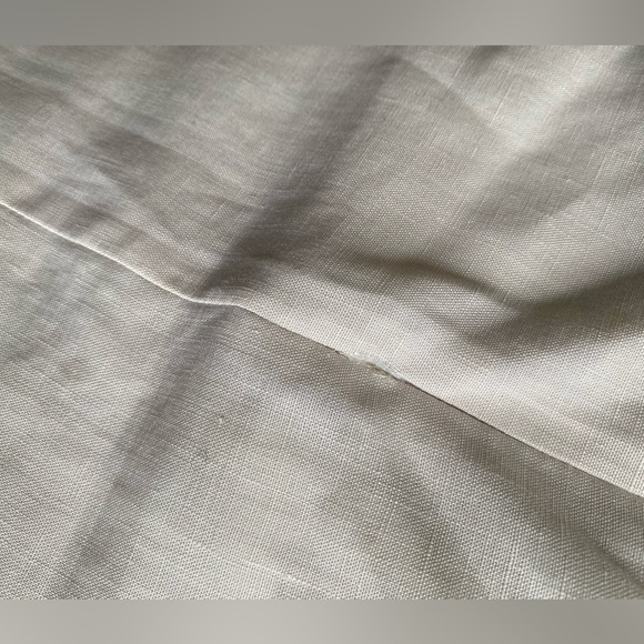 MaxMara Skirt Women’s 6 100% Linen Skirt Cream - Picture 5 of 8